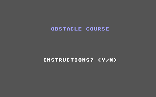 C64 GameBase Obstacle_Course