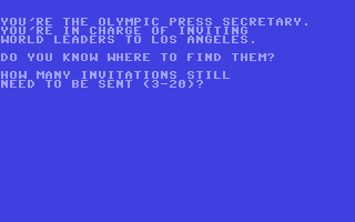 C64 GameBase Olympic_Press_Secretary Scholastic,_Inc./Hard-Soft_Inc. 1984