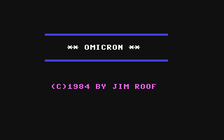 C64 GameBase Omicron 1984