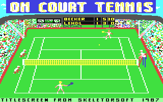 C64 GameBase On_Court_Tennis_II (Not_Published) 1987
