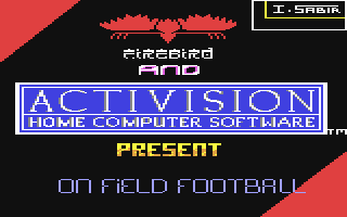 C64 GameBase On_Field_Football Gamestar 1984
