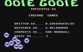 C64 GameBase Ooie_Gooie [Cascade_Games_Ltd.]