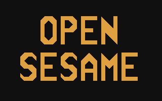 C64 GameBase Open_Sesame Sulis_Software_Ltd. 1983