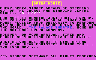 C64 GameBase Opera_House SECS_Ltd. 1985