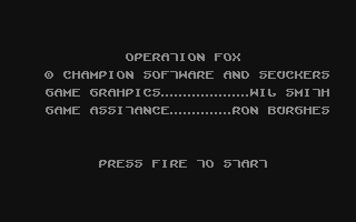C64 GameBase Operation_Fox Champion_Software 1994