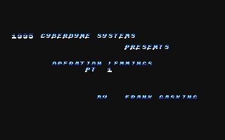 C64 GameBase Operation_Lemmings (Public_Domain) 1995