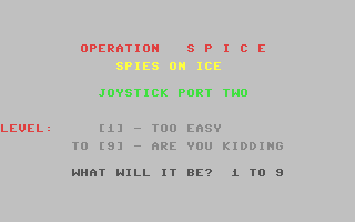 C64 GameBase Operation_Spice_-_Spies_on_Ice