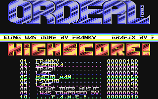 C64 GameBase Ordeal Tiger-Crew-Disk_PD 1990