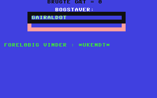 C64 GameBase Ordgatteleg DCA/SOFT 1988
