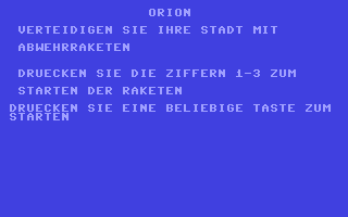 C64 GameBase Orion Markt_&_Technik/64'er 1984