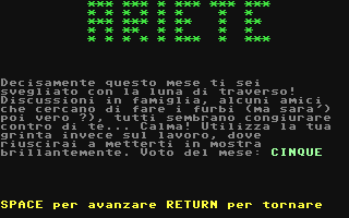 C64 GameBase Oroscopo_Maggio Edisoft_S.r.l./Next_Game 1986