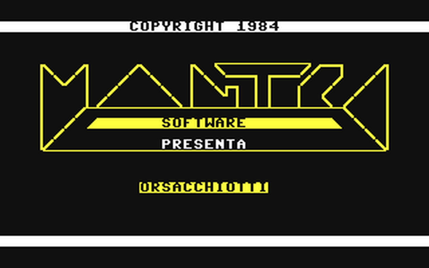 C64 GameBase Orsacchiotti Mantra_Software 1985