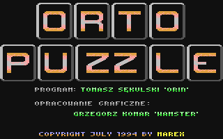 C64 GameBase Orto_Puzzle Marex/Vermes 1994