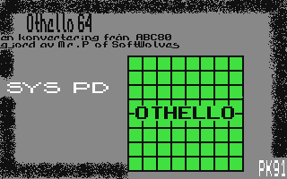 C64 GameBase Othello_64 SYS_Public_Domain 1991