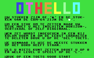 C64 GameBase Othello Brookfield_Software 1983
