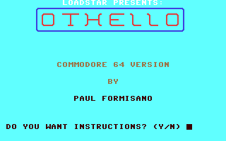 C64 GameBase Othello Loadstar/Softdisk_Publishing,_Inc. 1986