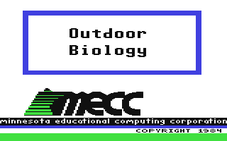 C64 GameBase Outdoor_Biology Minnesota_Educational_Computing_Corporation_(MECC) 1984