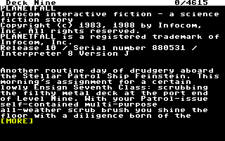 C64 GameBase Planetfall Infocom 1988