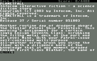 C64 GameBase Planetfall Infocom 1984