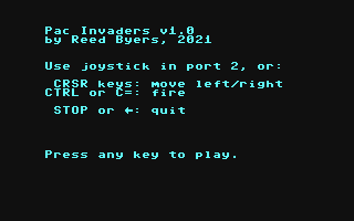 C64 GameBase Pac_Invaders (Public_Domain) 2021
