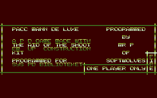 C64 GameBase Pacc_Mann_De_Luxe SYS_Public_Domain 1992