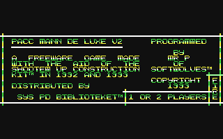 C64 GameBase Pacc_Mann_De_Luxe_v2 SYS_Public_Domain 1993