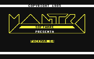 C64 GameBase Packman_64 Mantra_Software 1985