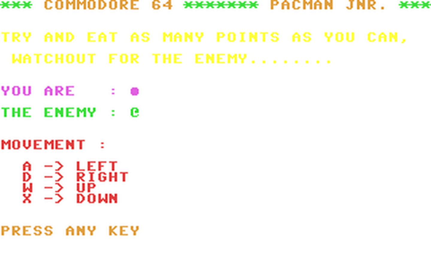 C64 GameBase Pacman_Jnr. Robtek_Ltd. 1986