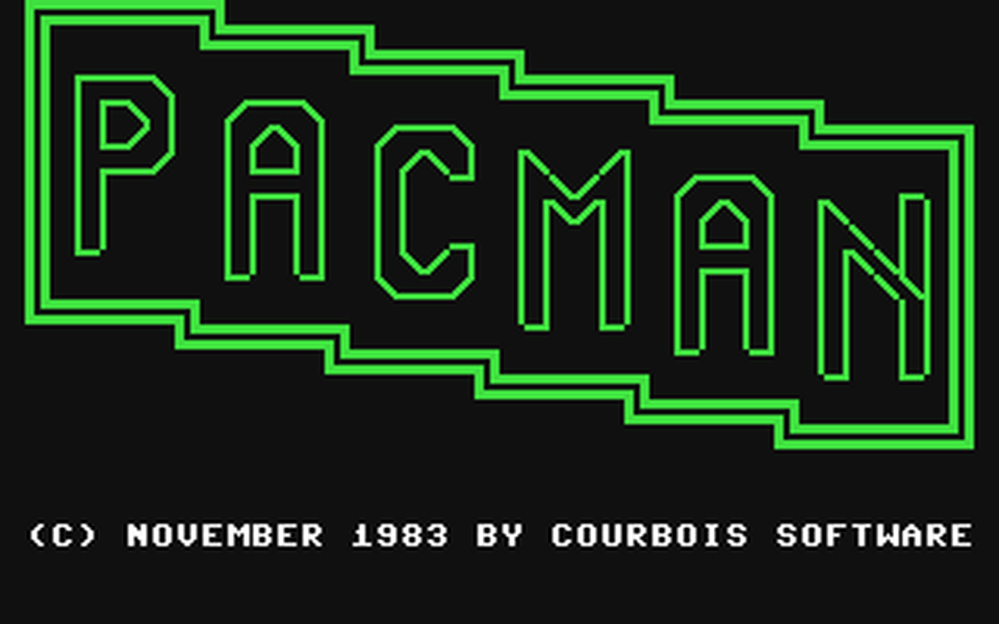 C64 GameBase Pacman Courbois_Software 1983