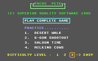 C64 GameBase Pacos_Pete_-_The_High_Plains_Drifter Americana_Software 1987