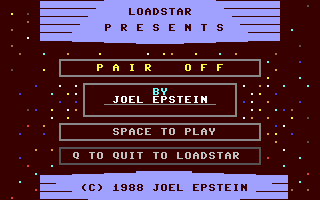 C64 GameBase Pair_Off Loadstar/Softdisk_Publishing,_Inc. 1988