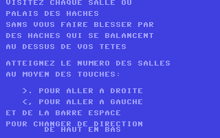 C64 GameBase Palais_des_Haches Tilt-micro-jeux/Editions_Mondiales_S.A. 1987