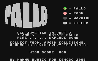 C64 GameBase Pallo (Public_Domain) 2006