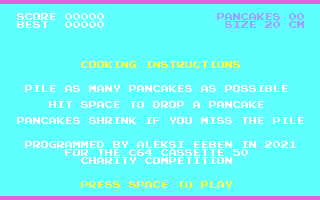 C64 GameBase Pancakes PhoenixWare 2021