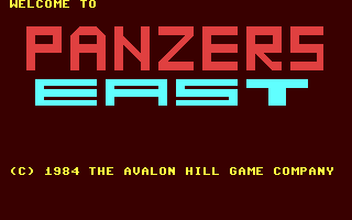 C64 GameBase Panzers_East Avalon_Hill_Microcomputer_Games,_Inc. 1984