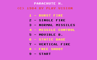 C64 GameBase Parachute_Hunter Play_Vision 1984