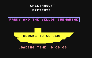 C64 GameBase Parky_and_the_Yellow_Submarine CheetahSoft 1985