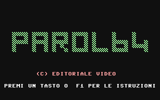 C64 GameBase Parol_64 Edizione_Logica_2000/Videoteca_Computer 1985