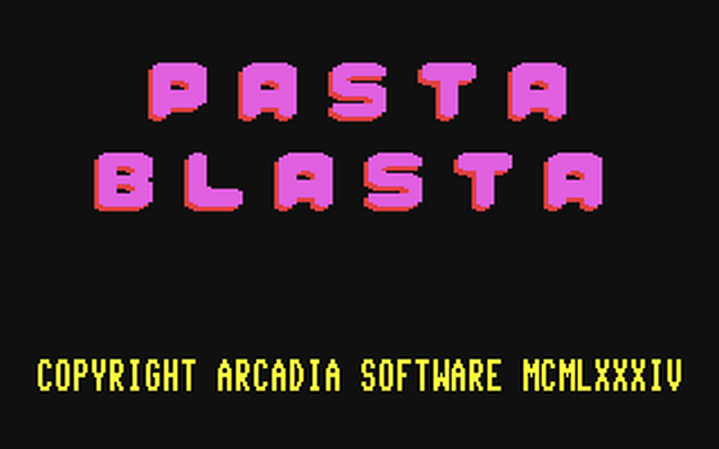 C64 GameBase Pasta_Blasta Arcadia_Software 1984