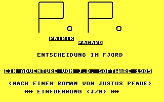C64 GameBase Patrik_Pacard_-_Entscheidung_im_Fjord JB_Software 1985