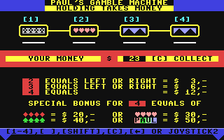 C64 GameBase Paul's_Gamble_Machine (Public_Domain) 2017