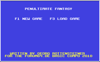 C64 GameBase Penultimate_Fantasy (Public_Domain) 2010
