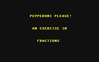 C64 GameBase Pepperoni_Please! Hayden_Book_Company,_Inc. 1984