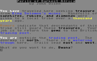 C64 GameBase Perils_of_Darkest_Africa CodeWriter_Coporation 1984