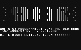 C64 GameBase Phoenix CA-Verlags_GmbH/Commodore_Welt 1986