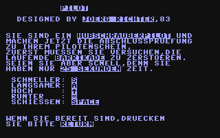 C64 GameBase Pilot Roeske_Verlag/Homecomputer 1983