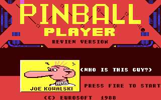 C64 GameBase Pinball_Player_-_Review_Version (Preview) 1988