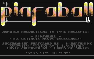 C64 GameBase Pinfaball Manuter_Productions 1995