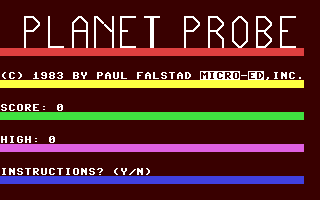 C64 GameBase Planet_Probe Micro-Ed,_Inc. 1983