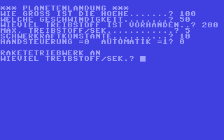 C64 GameBase Planetenlandung Pflaum_Verlag_München 1985
